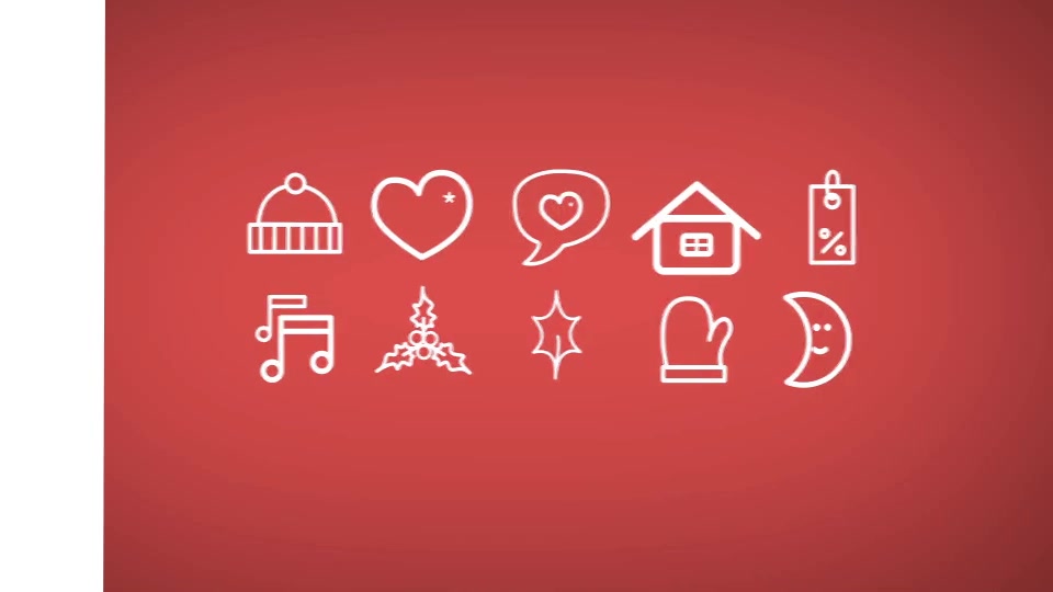 Minimal Christmas Icons - Download Videohive 19031705