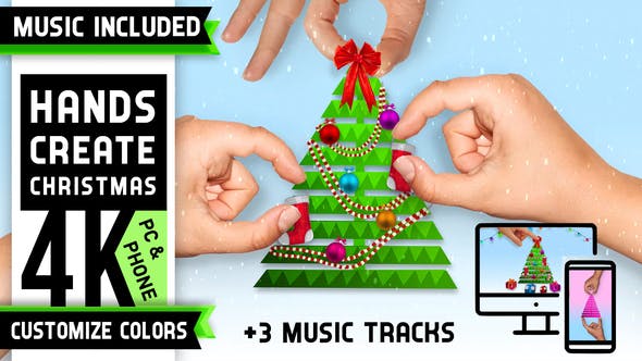 Minimal Christmas Tree Logo - Download Videohive 29633166