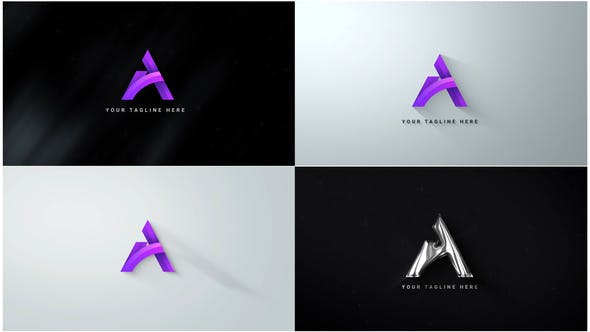 Minimal Clean Logo Reveal Collection 4 in 01 simple logo opener pack - Videohive 37613892 Download