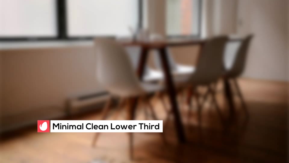 Minimal Clean Lower Third - Download Videohive 12164702