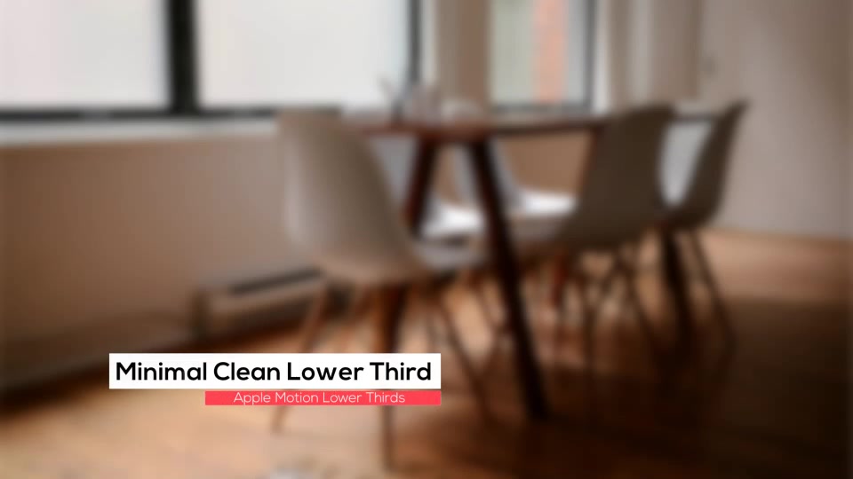 Minimal Clean Lower Third - Download Videohive 12164702