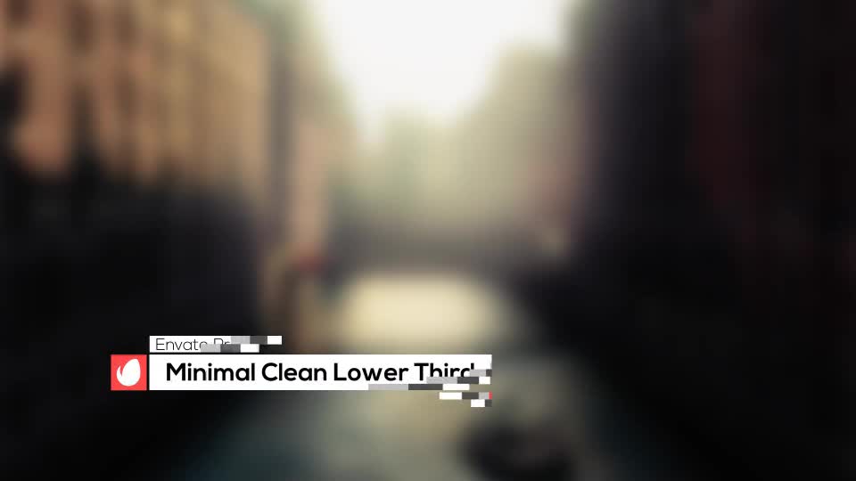 Minimal Clean Lower Third Videohive 12910175 After Effects Image 1