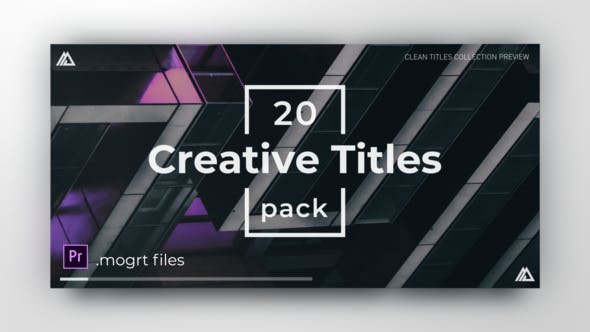 Minimal Clean Titles | For Premiere Pro - 23251128 Videohive Download