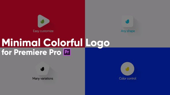 Minimal Colorful Logo for Premiere Pro - Videohive 22325699 Download