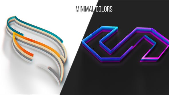 Minimal Colors Logo Intro - 32726987 Download Videohive