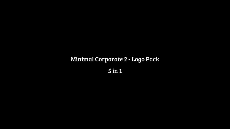 Minimal Corporate 2 Logo Pack - Download Videohive 13312440