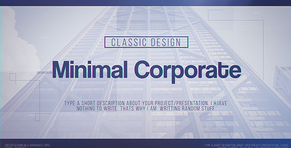 Minimal Corporate - Download Videohive 20669663