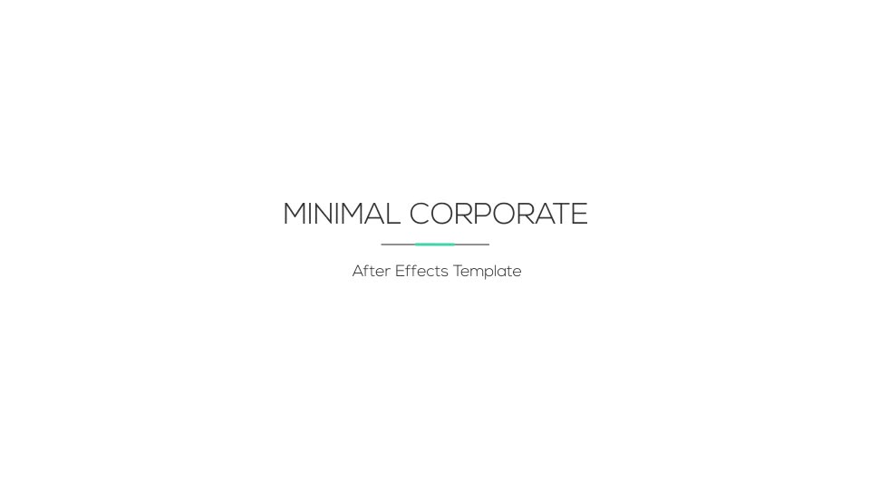 Minimal Corporate Promo Videohive 22077815 After Effects Image 1