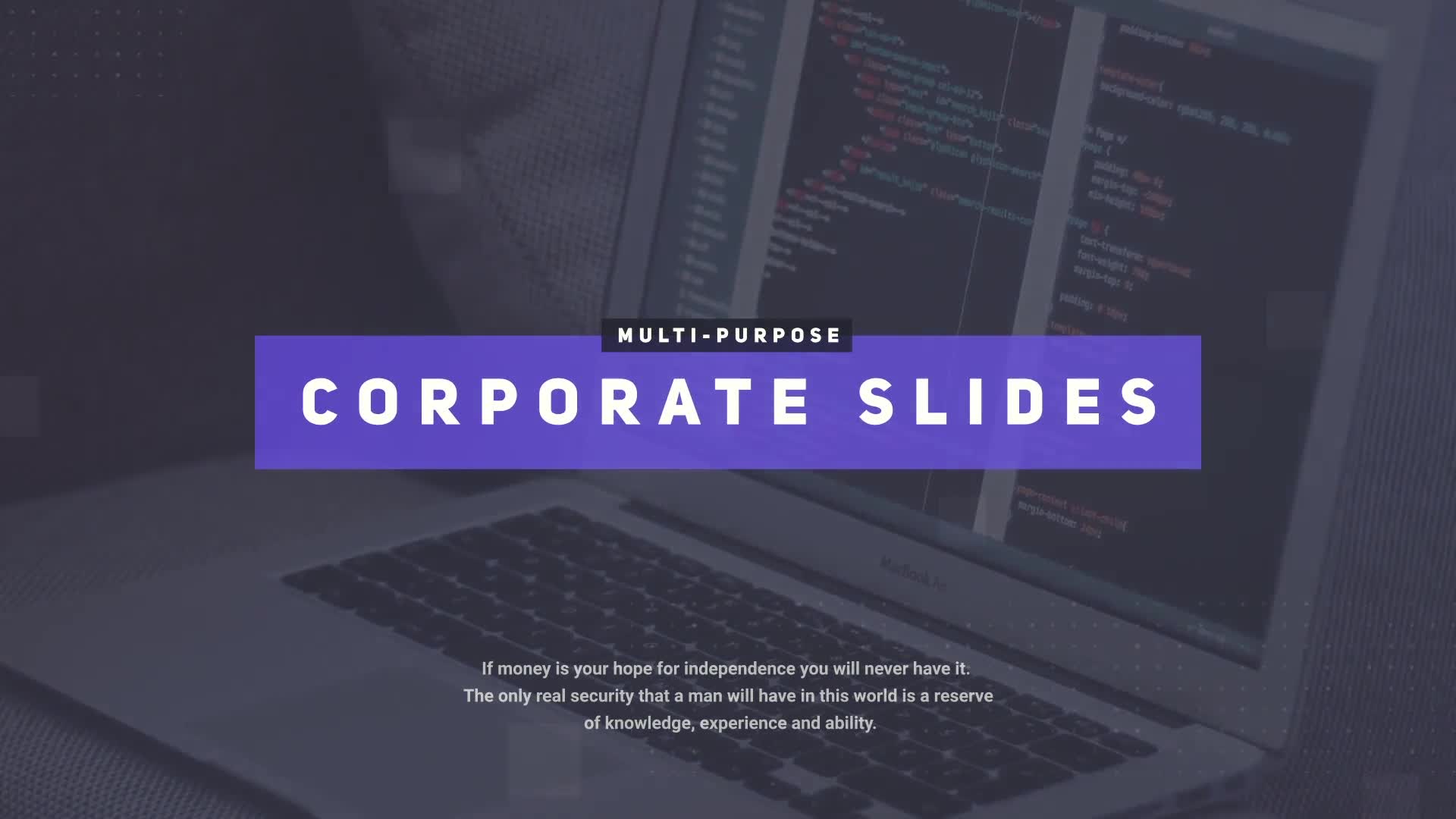 Minimal Corporate Slideshow Videohive 20634173 After Effects Image 1