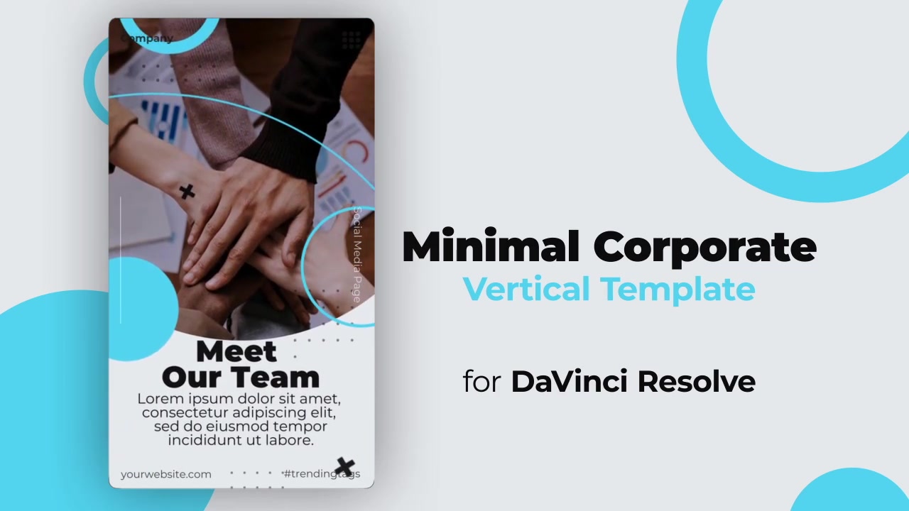 Minimal Corporate | Vertical DaVinci Resolve Template Videohive 33983526 DaVinci Resolve Image 7