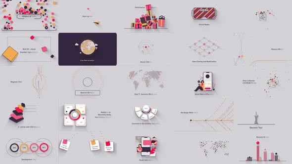 Minimal Design Explainer video Kit - 38665159 Videohive Download