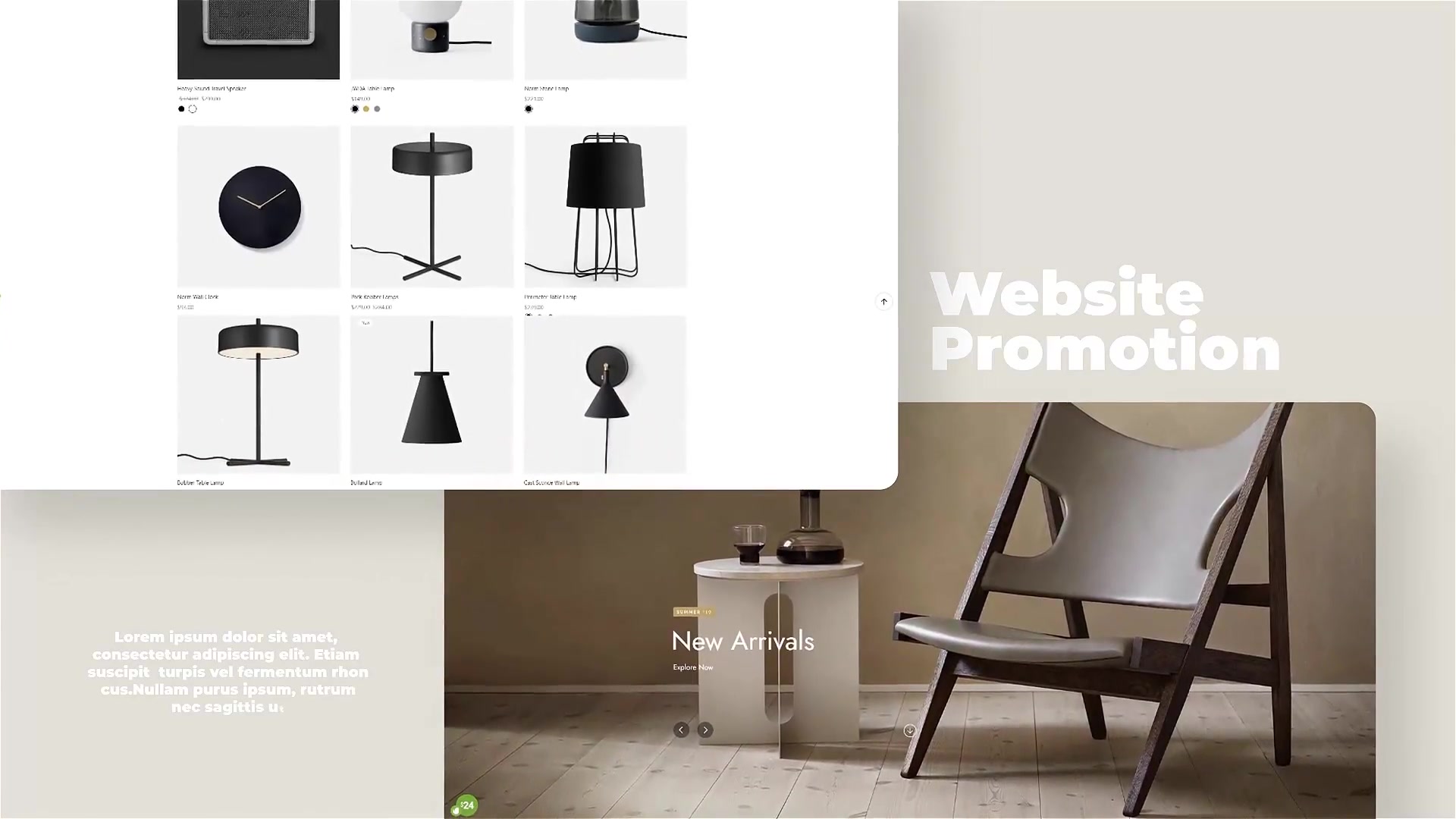 Minimal Design Website Promotion Videohive 37299883 After Effects Image 3