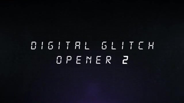 Minimal Digital Glitch Opener 2 - Download Videohive 8769854