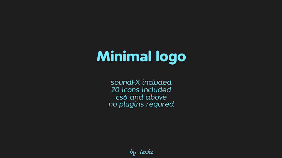 Minimal drawing logo - Download Videohive 20681659