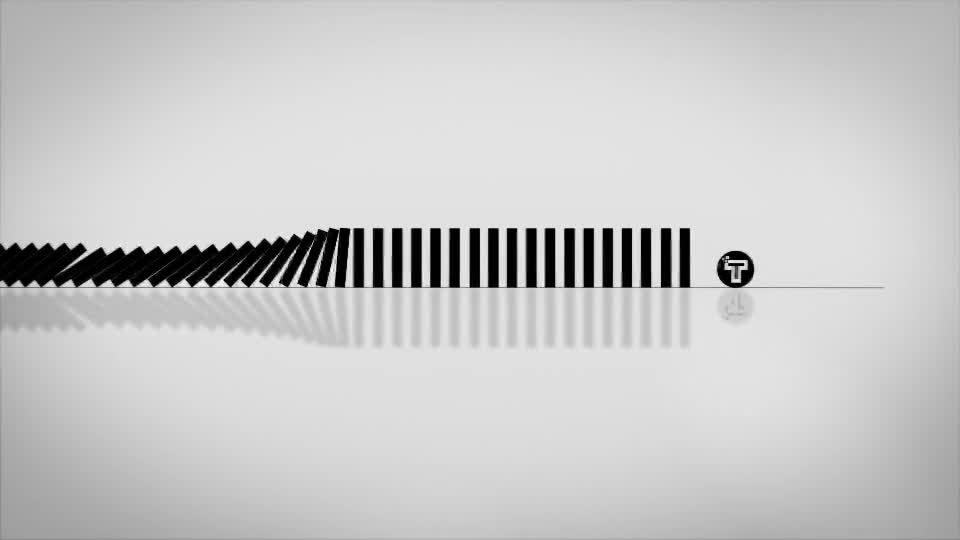 Minimal Dynamic Domino Logo Reveal Videohive 24702587 After Effects Image 1