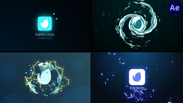 Minimal Energy 2D FX Logo Reveal [After Effects] - 37500407 Videohive Download