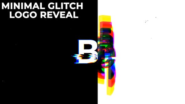Minimal Glitch Logo Reveal - Download Videohive 30107368