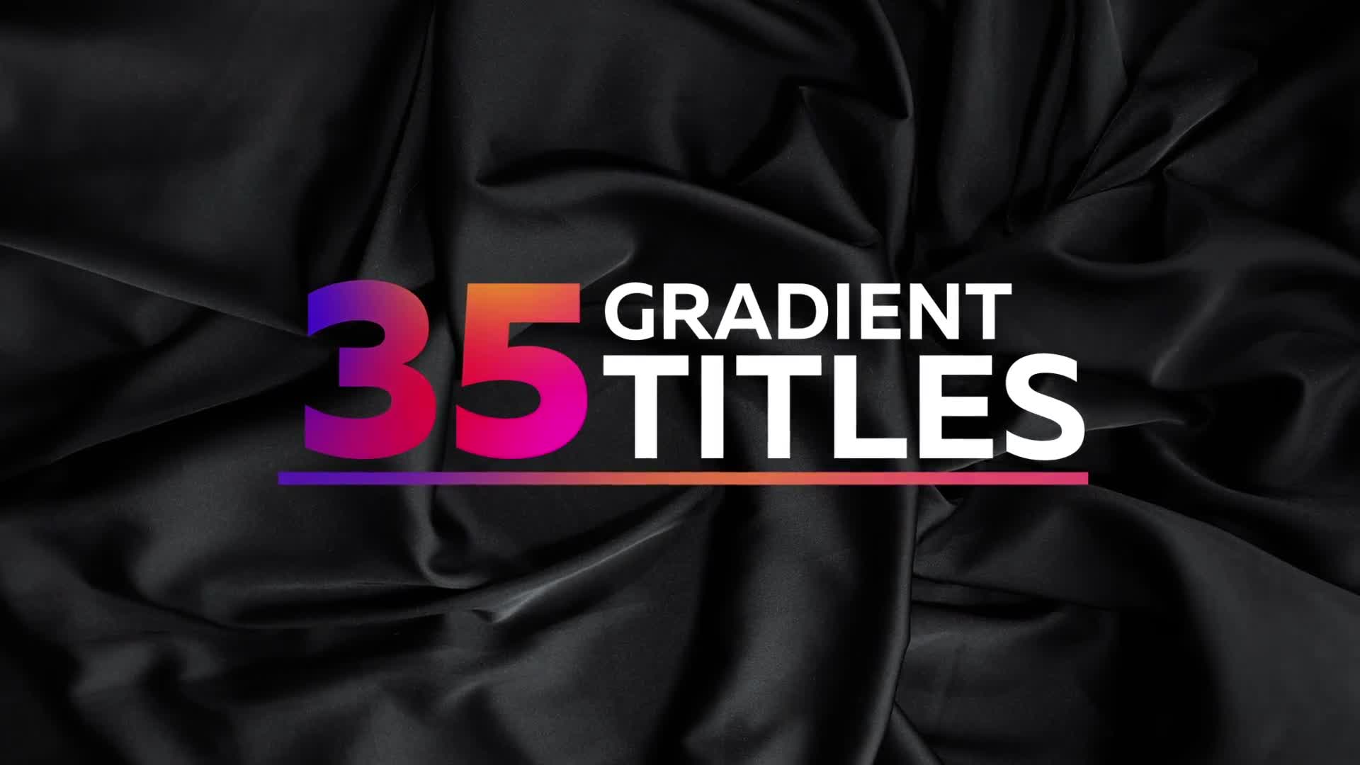 Minimal Gradient Titles Videohive 35982965 After Effects Image 1