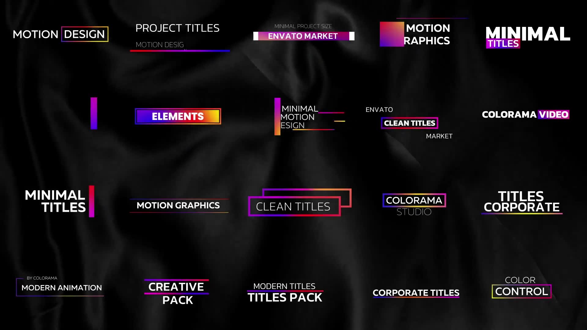 Minimal Gradient Titles Videohive 35982965 After Effects Image 2