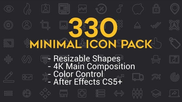 Minimal Icon Pack - 18518172 Download Videohive