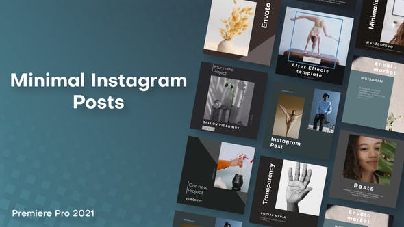 Minimal Instagram Posts for Premiere Pro - 32965498 Download Videohive
