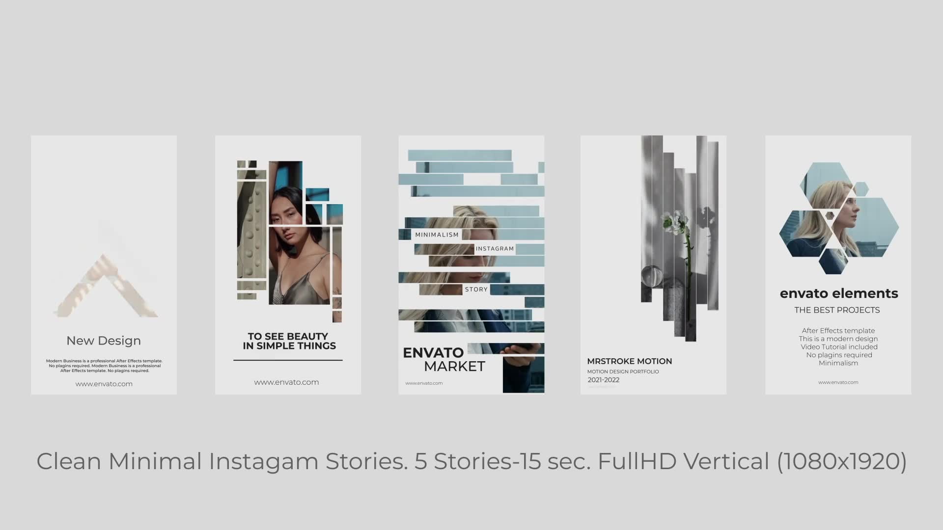 Minimal Instagram Stories and Posts Videohive 36115555 After Effects Image 2