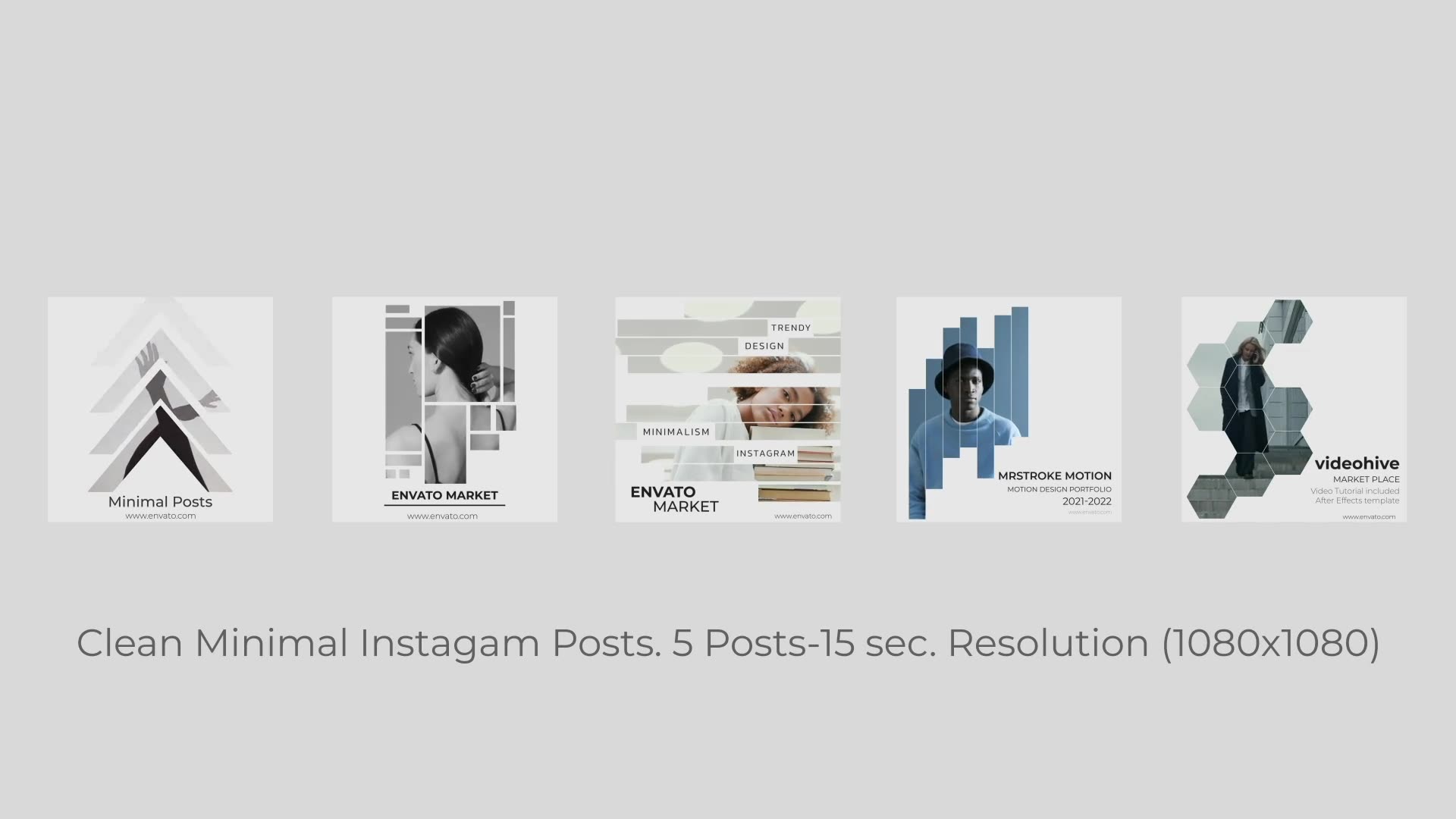 Minimal Instagram Stories and Posts Videohive 36115555 After Effects Image 3