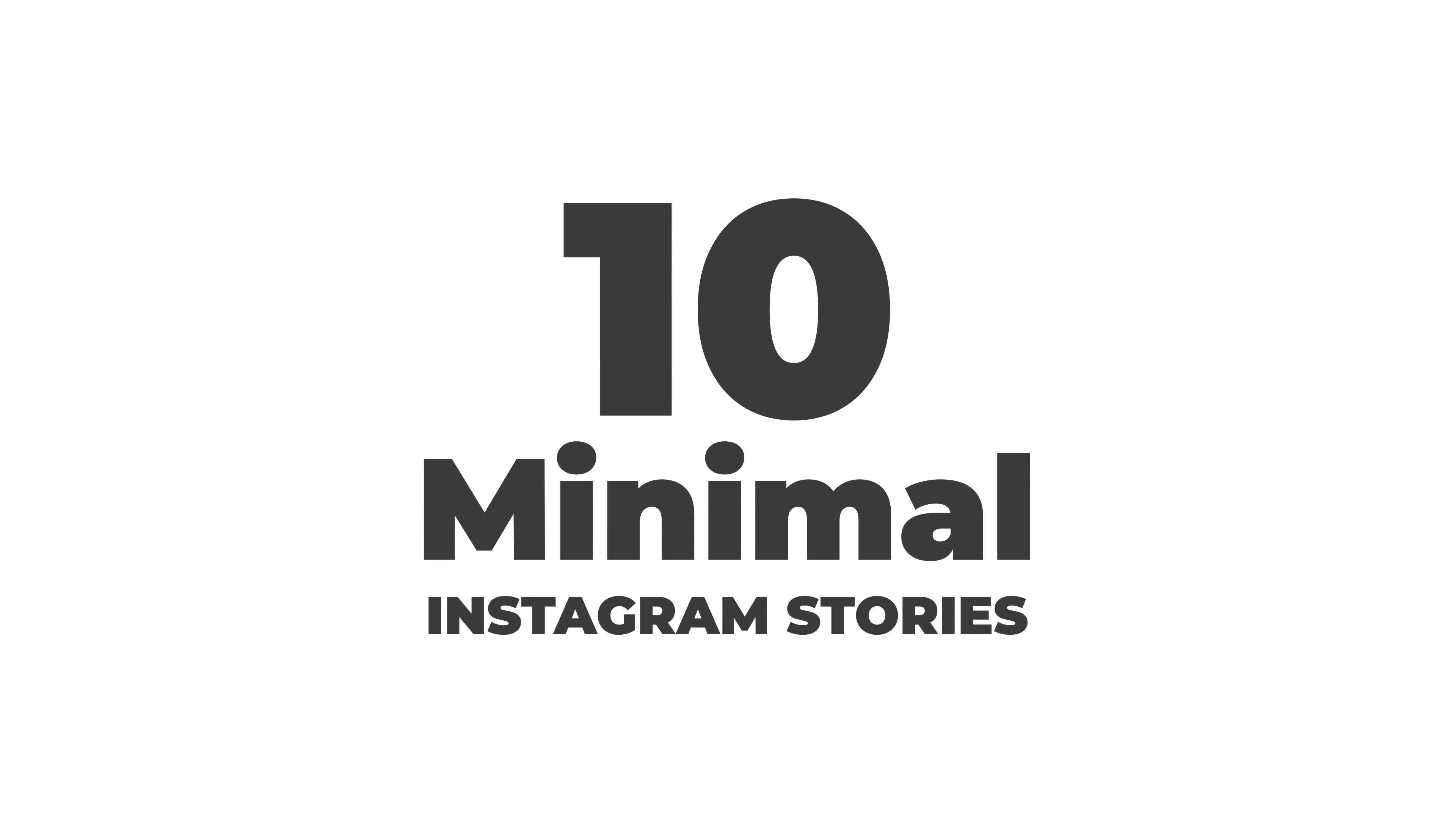 Minimal Instagram Stories Videohive 32774669 After Effects Image 1