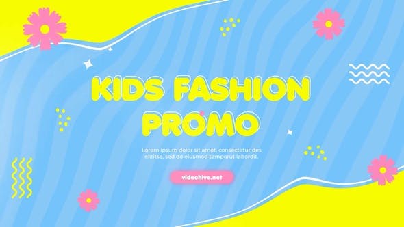 Minimal Kids Fashion Promo - Videohive Download 38969121