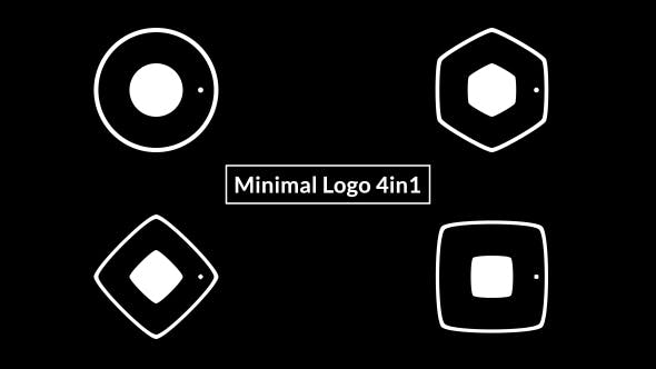 Minimal Logo 4in1 - 19589043 Videohive Download