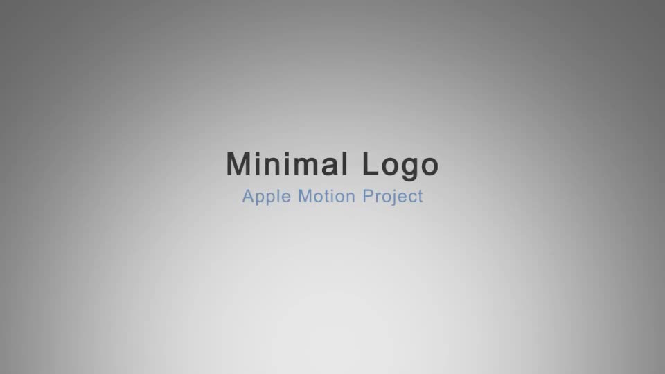 Minimal Logo Apple Motion - Download Videohive 19386856