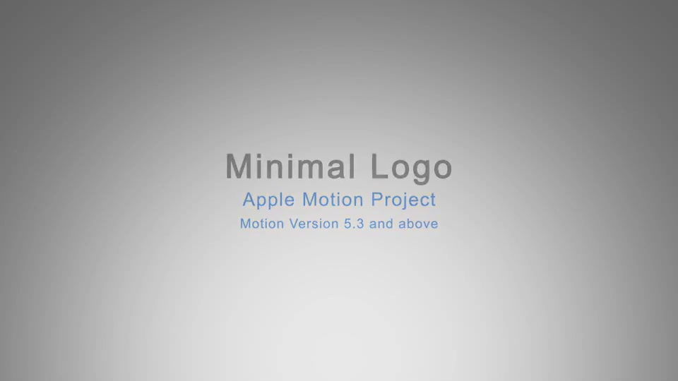 Minimal Logo Apple Motion - Download Videohive 19386856