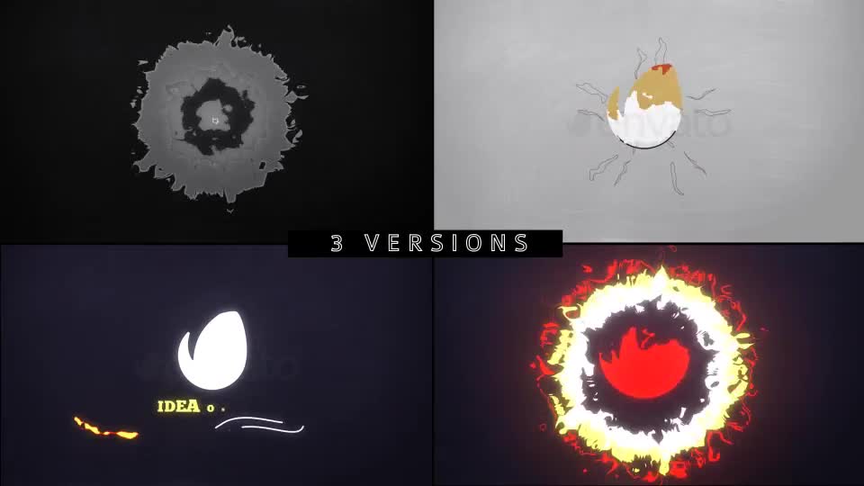 Minimal Logo Idea on Fire Videohive 26304176 After Effects Image 1