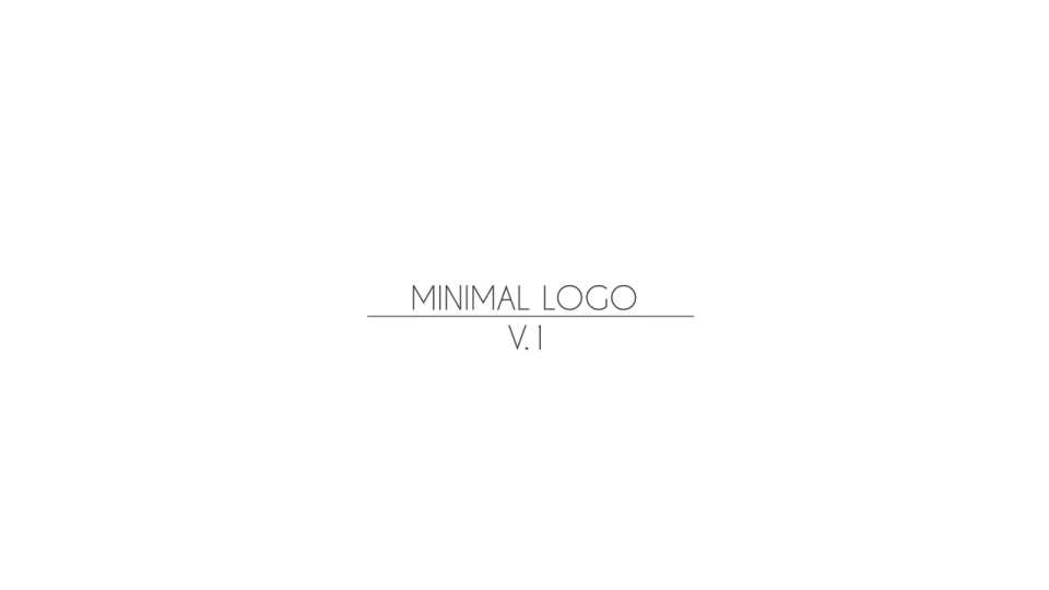 Minimal Logo Opener V.1 - Download Videohive 9675339