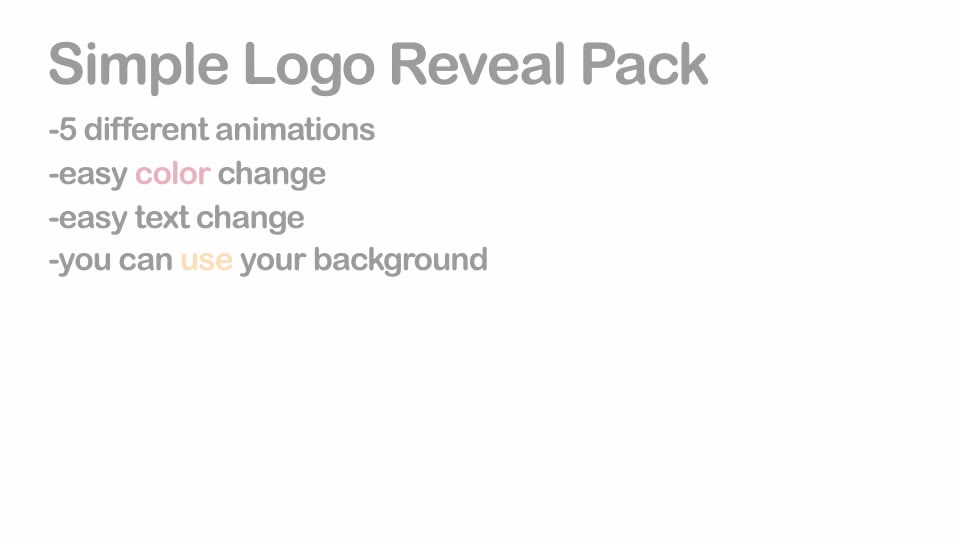 Minimal Logo Reveal Pack Videohive 8992705 After Effects Image 2