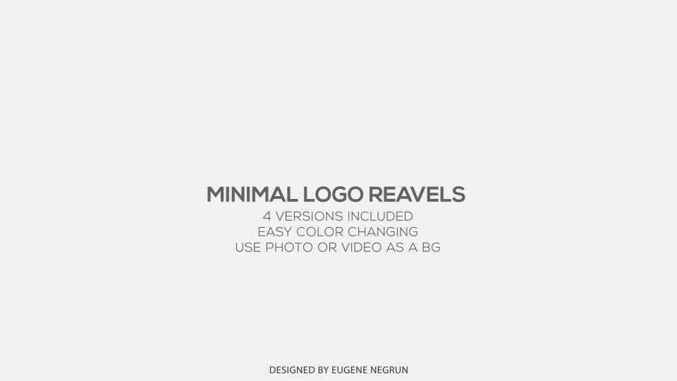 Minimal Logo Reveals Videohive 23364852 After Effects Image 1