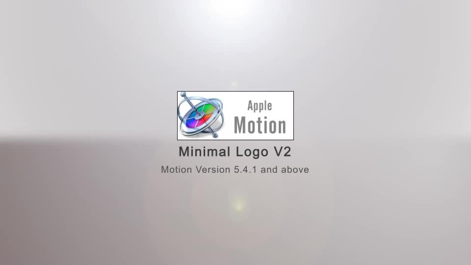Minimal Logo V2 Apple Motion - Download Videohive 22571526