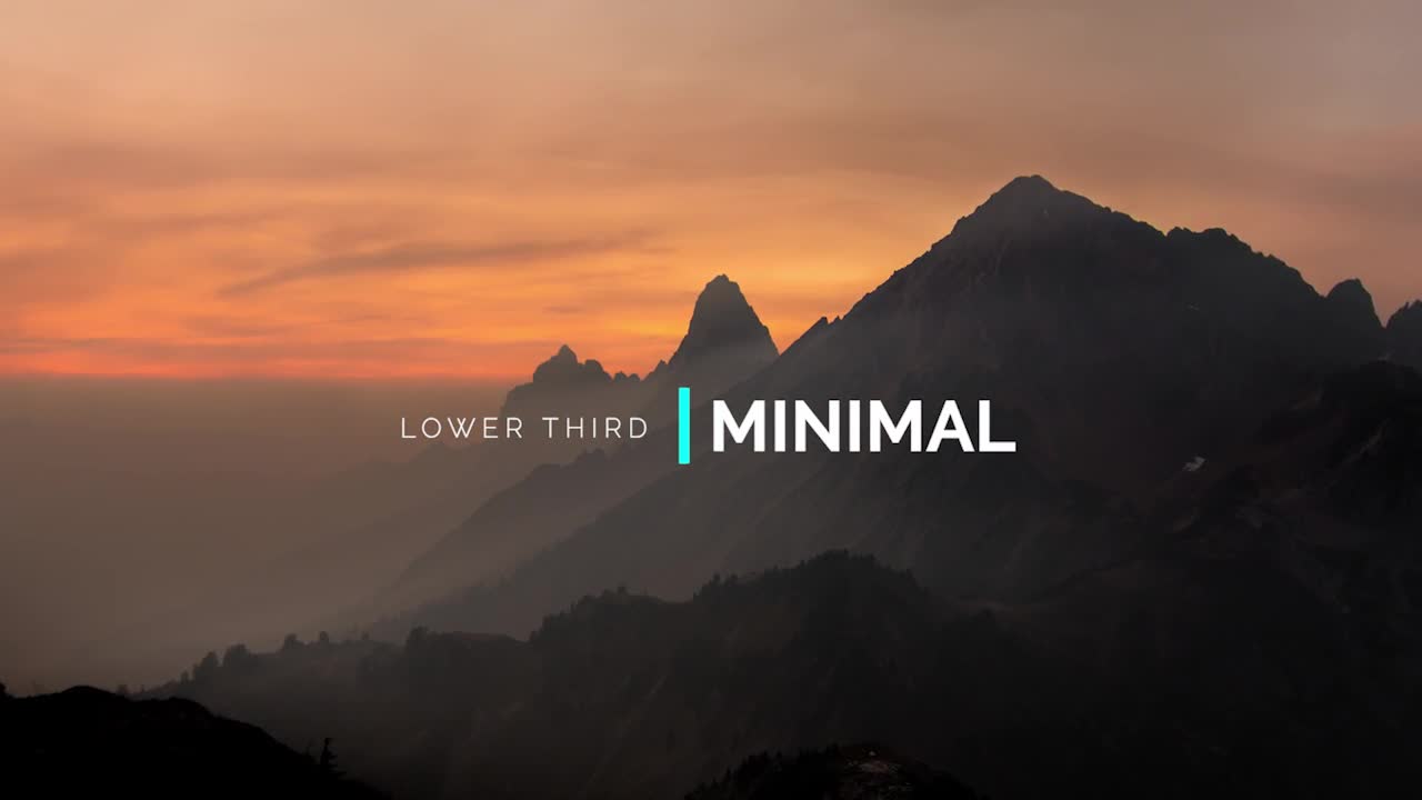 Minimal Lower Third Videohive 14039485 After Effects Image 1