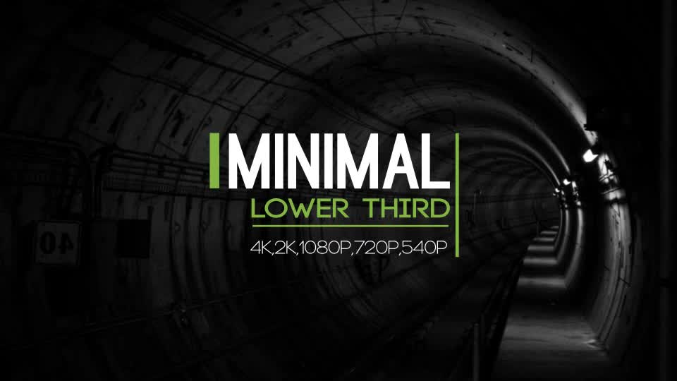 Minimal Lower Thirds Videohive 18870096 After Effects Image 2