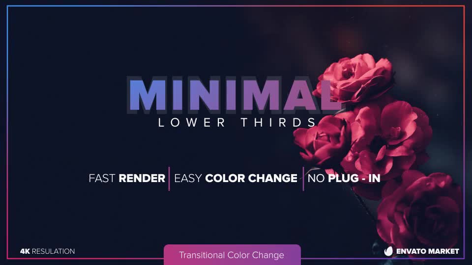 Minimal Lower Thirds Videohive 22596704 After Effects Image 1