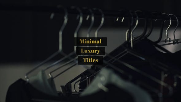 Minimal Luxury Titles - Videohive Download 25310824
