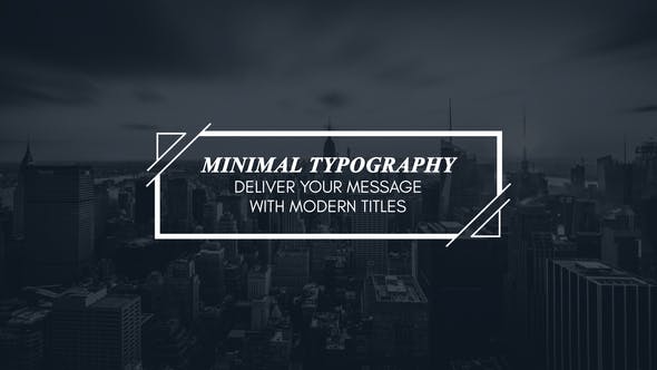 Minimal Modern Typography - Download 23749851 Videohive