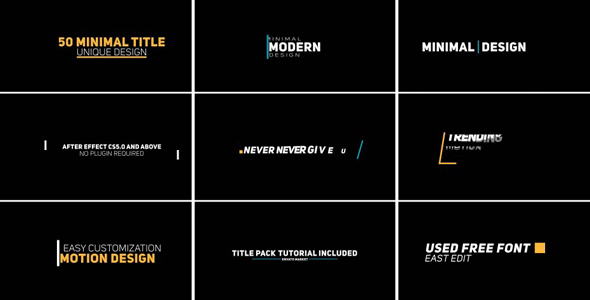 Minimal Modern Typography - Download Videohive 19393282