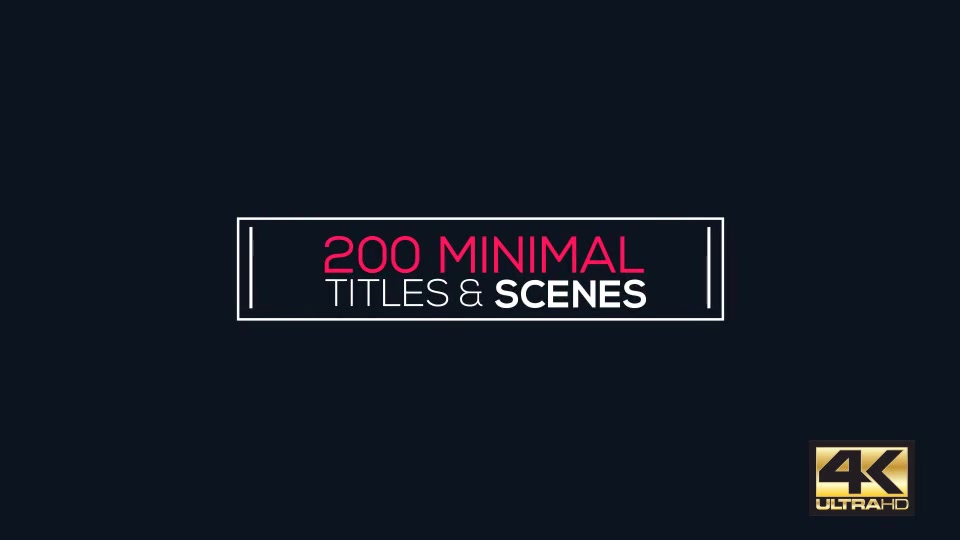 Minimal Motion Titles Pack - Download Videohive 15713320