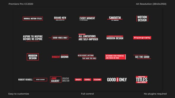 Minimal Motion Titles - Videohive Download 28446957