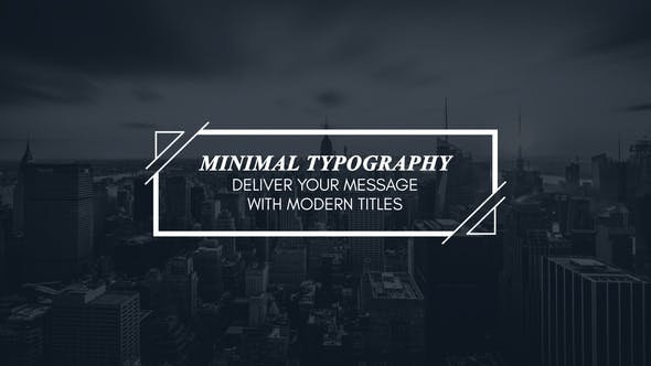 Minimal Motion Typography | for Premiere Pro - Download 23759620 Videohive