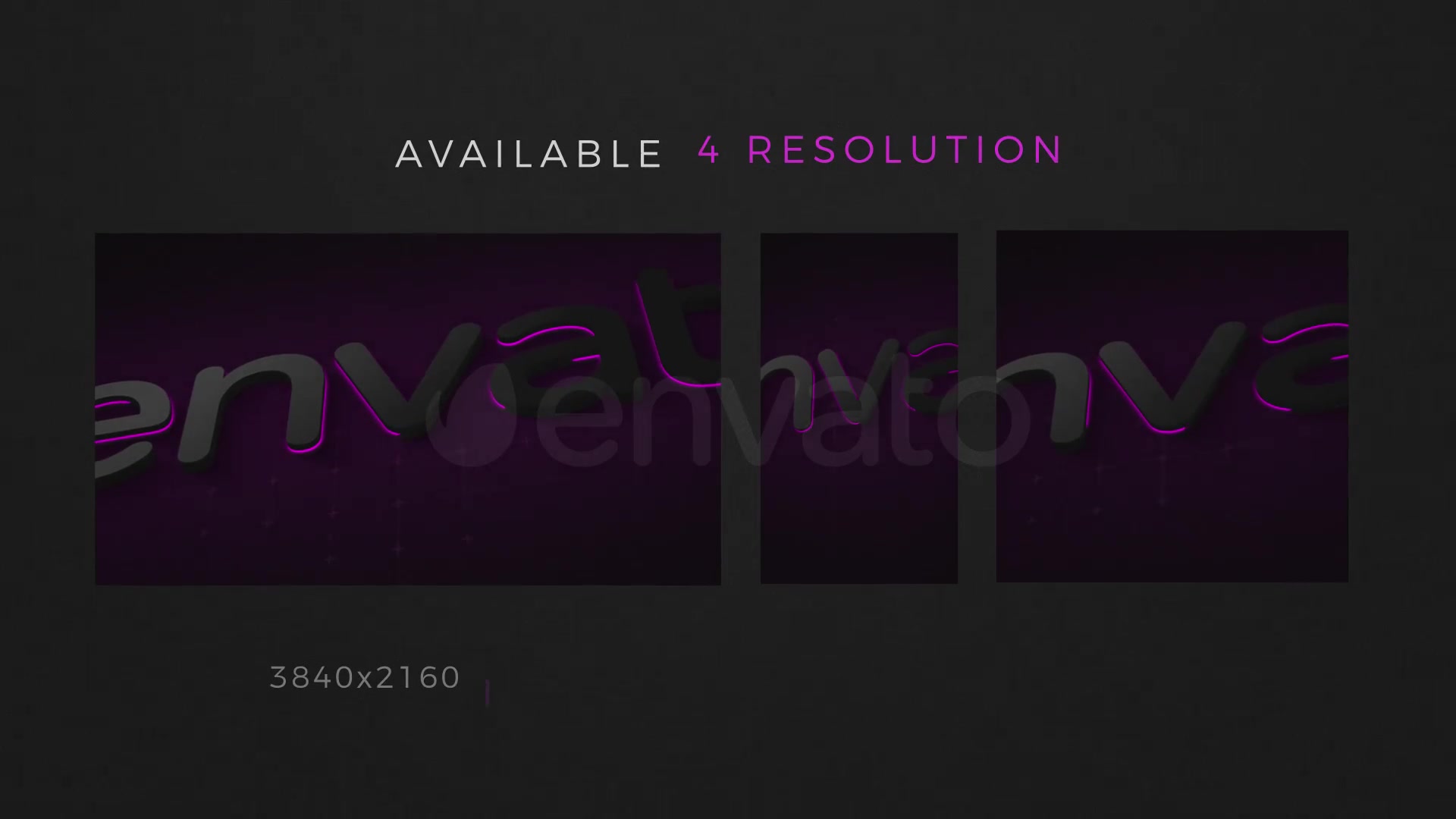Minimal Neon Logo Reveal Videohive 37444205 After Effects Image 5