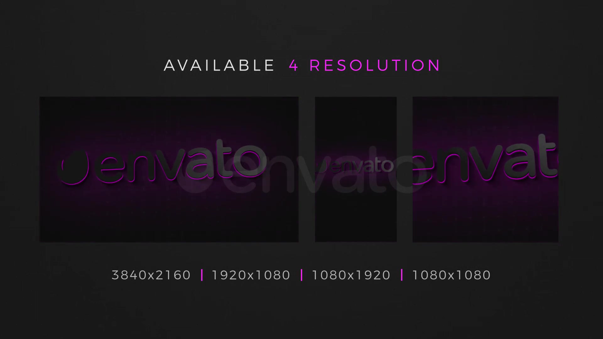 Minimal Neon Logo Reveal Videohive 37444205 After Effects Image 6