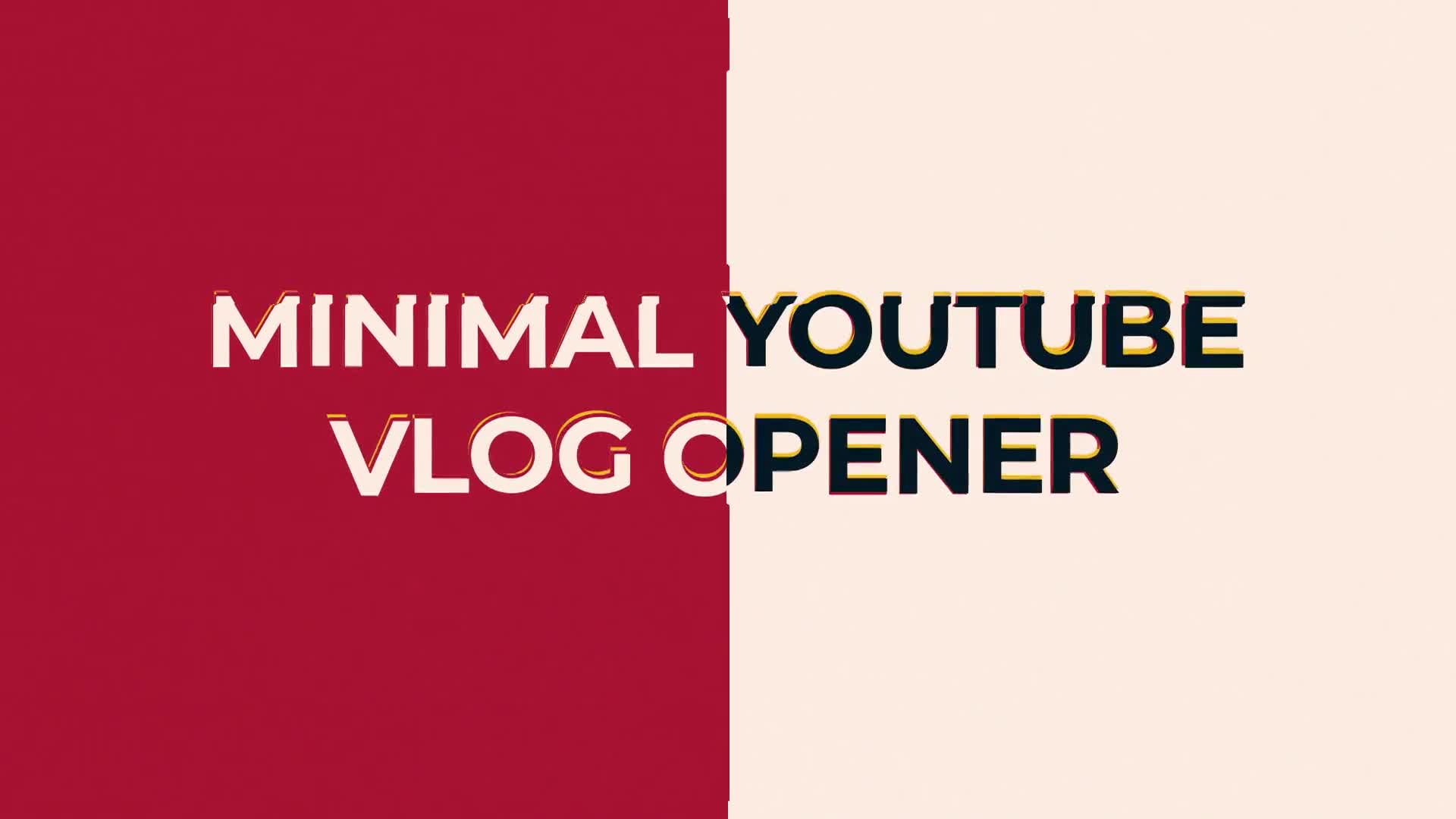 Minimal Opener for Youtube Videohive 38159334 After Effects Image 1