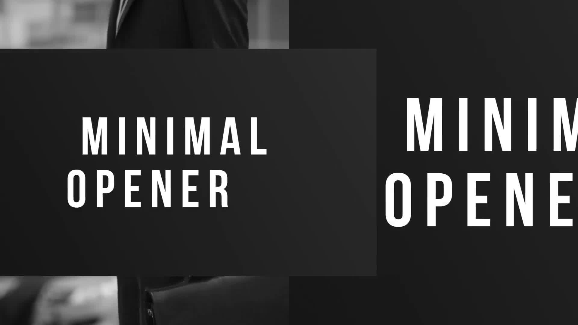 Minimal Opener Simple Promo Videohive 21466409 After Effects Image 1